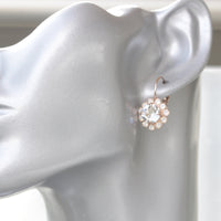 MINT Bridesmaid EARRINGS GIFT, Green Mint Earrings, Rebeka Drop Earrings, Gift For Her, Bridal Mint White Opal,Wedding Bridal Jewelry