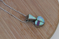 Opal Heart Shaped Necklace