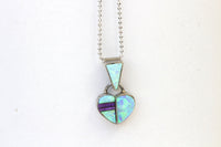 Opal Heart Shaped Necklace