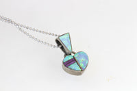 Opal Heart Shaped Necklace