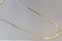 Gold Herringbone NECKLACE