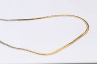 Gold Herringbone NECKLACE