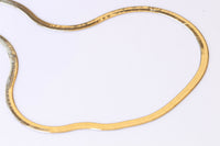 Gold Herringbone NECKLACE