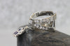 Silver Hamsa Ring, 925 Sterling Silver Hamsa Ring, Evil Eye Charm Ring, Hamsa Jewelry Gift, Silver Rebeka Hand Ring, Blue Eye Hamsa Ring
