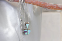 Opal Heart Shaped Necklace