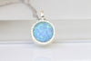 BLUE Opal necklace