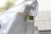 EMERALD BRIDESMAID EARRINGS, Olive Green Earrings, Rebeka Earrings, Bridal Earrings, Wedding Crystal Jewelry, Bridal Shower Party Gift