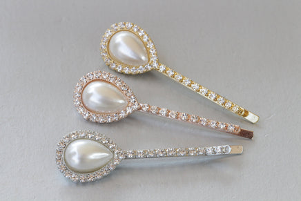 PEARL BOBBY PINS, Bridal Bobby Pin, Wedding Ivory Pearl  Hair Pins, Bridal Shower,Rebeka Bobby Pin, Decorative Hair, Gift For Bridesmaids