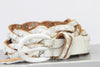 WHITE LEATHER BELT ,Wedding leather belt, Bridal White belt, Thin multi layer leather belt, Braided Belt, Women leather belt, Young Style