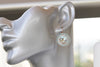AQUAMARINE earrings, Turquoise Rebeka jewelry, Blue Turquoise earrings Rose gold, Bridal Ice blue earrings, Light Blue Dangle Earrings