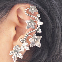LEAVES EARRINGS, Leaf Stud Earrings, Leaf Dainty Rebeka Stud Earrings, Bridal Crystals Earrings, Tropical Wedding Jewelry, Silver Studs
