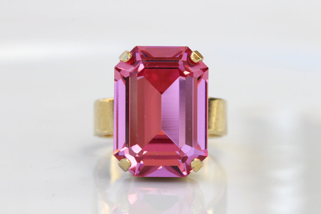 Purple and pink sapphire ring - Spirer Jewelers
