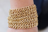 GOLD BRACELET, Chunky Gold bracelet, Wide Gold Bracelet, Statement Jewelry, Gold Bracelet Stack, Gold Bracelet Set, Gold Stacked Bracelet