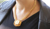 COIN NECKLACE, Miami Cuban Necklace, Gourmet Chunky Necklace, Gold Coin Necklace, Elizabeth Coin Big Pendant, Gold Chunky Gold Curb Choker