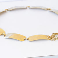 1980s link metal belt, Gold plated bar belt, Vintage gold belt, Bar links belt, Gold Adjustable Women&#39;s belt, Vintage metal belt,Waist Belt