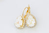 WHITE OPAL EARRINGS, White Gold Wedding Earrings, Bridesmaids Rebeka Earrings, White Bridal Earrings,Elegant Drop Bridal Shower Gift Idea