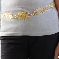 GOLD BELT, Evening metal belt, Wedding belt for bride, Vintage Style links belt, Chunky belt, OOK dress belt, overall  Gold Belt accessories