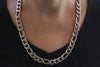 SILVER LOCKET NECKLACE, Chunky Silver Necklace, Circle locket Necklace, Picture Frame Necklace, Photo Pendant,Statement Modern Layered Set