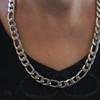 SILVER LOCKET NECKLACE, Chunky Silver Necklace, Circle locket Necklace, Picture Frame Necklace, Photo Pendant,Statement Modern Layered Set
