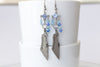 Blue Map of Israel Earrings, Holy land earrings, Israel map earrings, Judaica earrings, Jewish jewelry, Jerusalem engraved, silver earrings