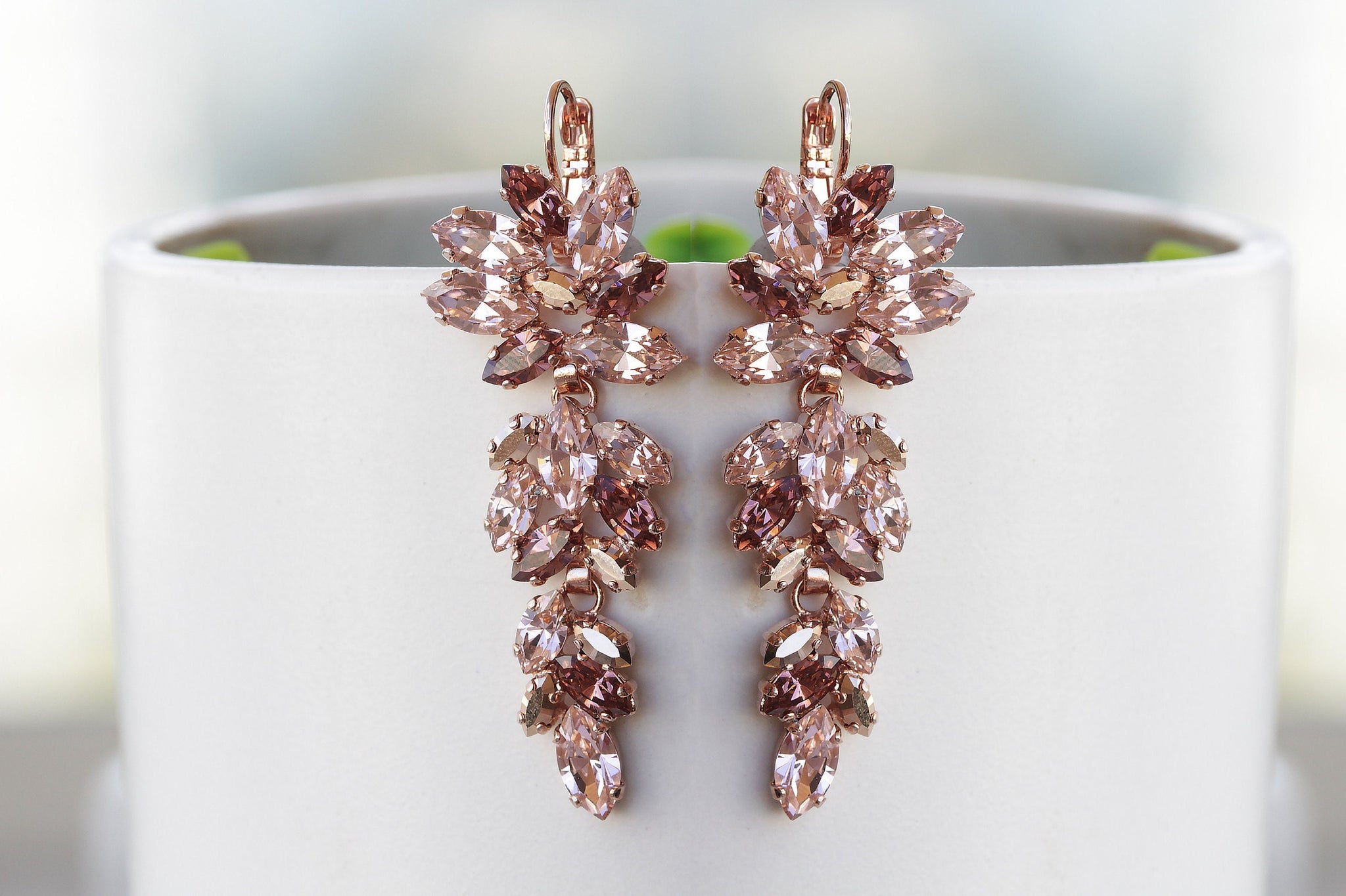 earrings for rose gold dress Sequin Dress Earrings For Rose Gold Dress Rose Gold Sequin V Neck Belted Shift Dress