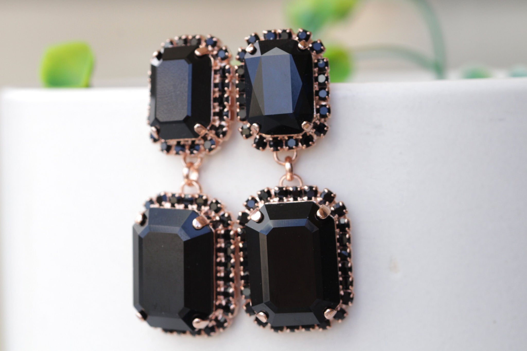 gold earrings for black dress Kenneth Jay Lane Black Domed Clip On Earrings, Gold, Women's, Earrings Clip-On Earrings