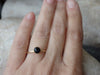Minimal Onyx Gold Ring, Black Gemstone Stacking Ring, Black Minimalist Ring, Black Onyx Goldfilled Ring, Onyx jewelry Gift, Black Stone Ring