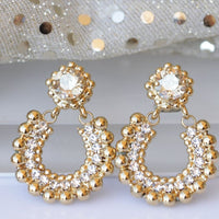 Indian Crystal Earrings