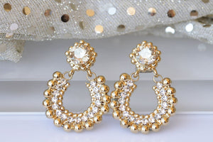Indian Crystal Earrings