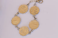 Israel Coin Bracelet