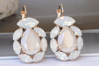 Ivory Cream Earrings