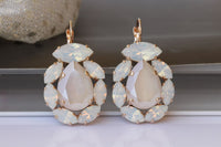 Ivory Cream Earrings