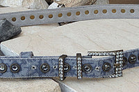 Jeans Textile Belt. Blue Leather Belt. Buckle Belt For Women. Womens Blue Belt. Leather Cotton Textile Belt . Gray Crystal Suede Blue Belts