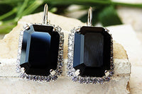 Jet Black Earrings