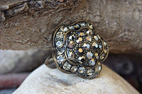 Jet Hematite Rebeka Ring