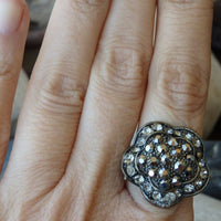 Jet Hematite Rebeka Ring