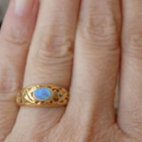 Lace Gold Ring