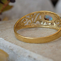 Lace Gold Ring