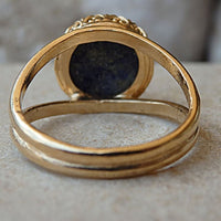 Lapis Gold Ring