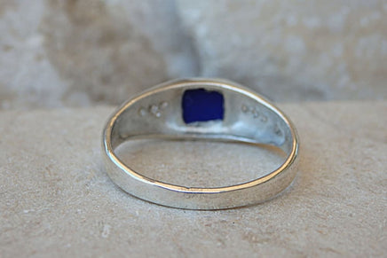 Lapis Silver Ring