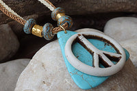 Large Genuine Turquoise Statement Necklace