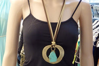 Leather Statement Necklace
