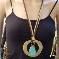 Leather Statement Necklace