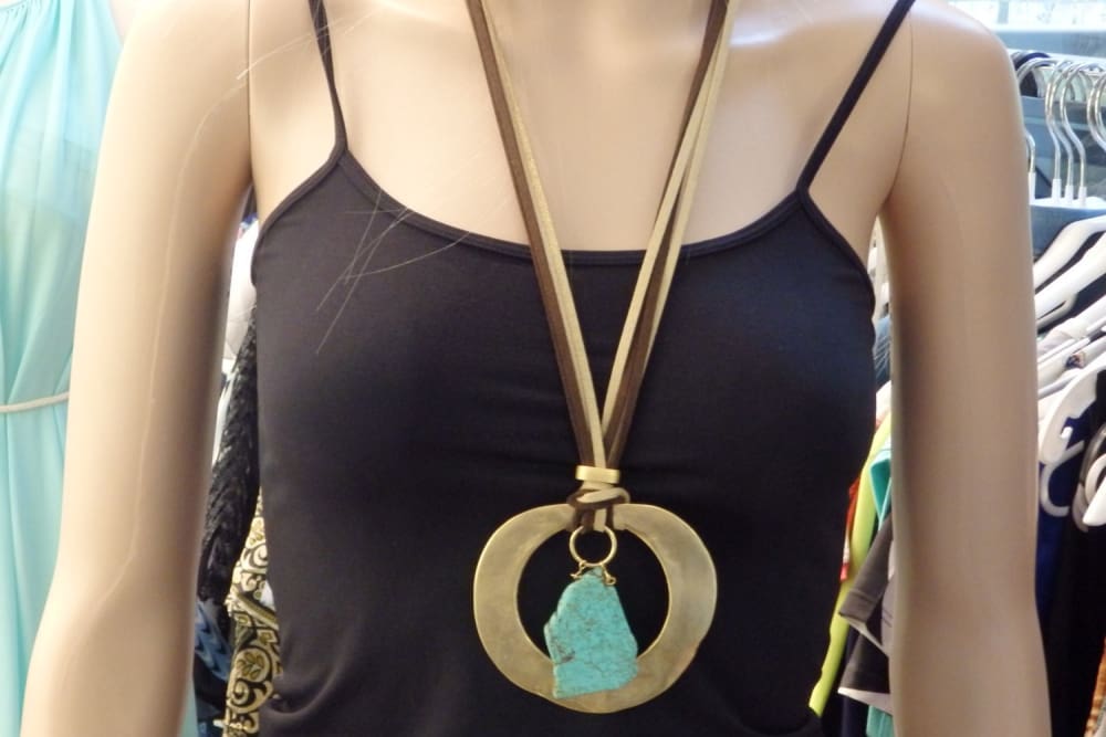 Leather Statement Necklace