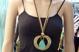 Leather Statement Necklace