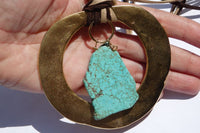 Leather Statement Necklace