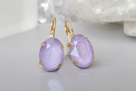 Lilac Purple Earrings