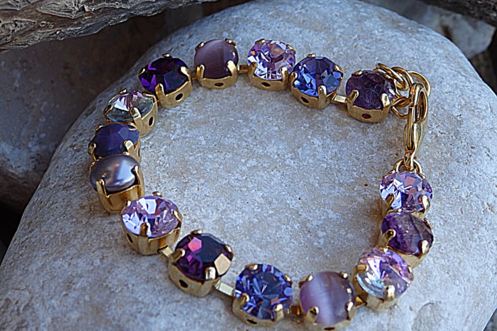 4Ocean Whale Light Blue  Purple Beaded Bracelet  Smyth Jewelers