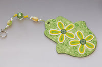 Lime Green Hamsa