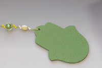 Lime Green Hamsa